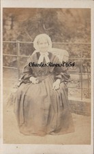 ASHFORD KENT CDV OLD LADY SAT