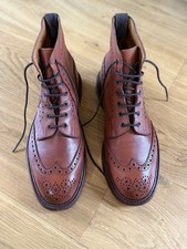 Tricker’s Malton Boots Size 11 Uk C Shade Fitting 5 Brown Leather