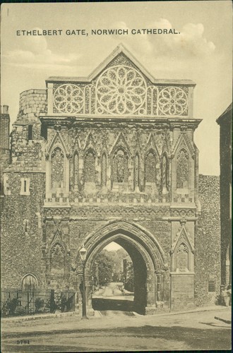 Postcard ethelbert gate - postcard,