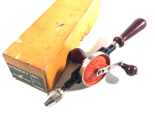 Boxed stanley 803 hand - #803, drill