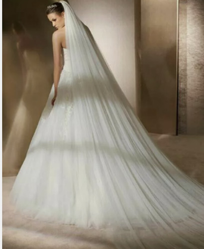 White ivory cathedral wedding - white/ivory,
