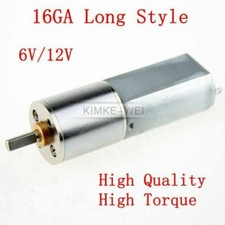 16mm 6V/12V DC 8 -1200 RPM
