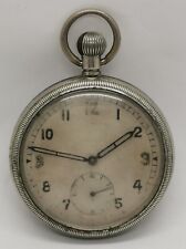 Vtg 1940s Revue Thommen British WW2 Military Army GSTP Gents Pocket Watch Cal 30