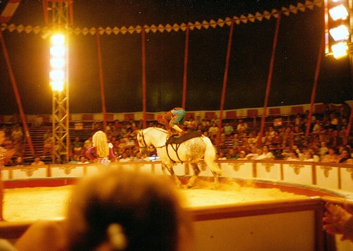 Circus horse rider 1980s - circus,