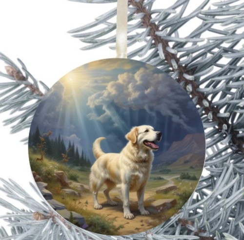 Golden retriever dog hanging - golden,