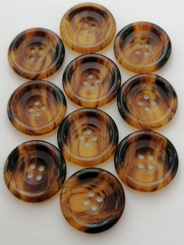23mm tortoise shell round - x,