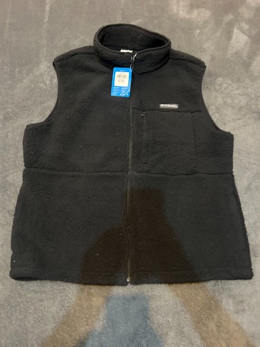 Columbia black fleece - black, vest