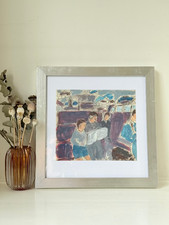 Figures in a Train Carriage