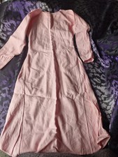 RE-ENACTMENT Medieval female style dress, natural 100% linen child size 4-5 yrs.