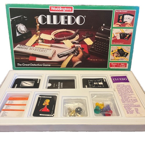 Cluedo vintage 1975 long green - cluedo,