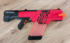 RARE Nerf Rival MXVI-4000 Khaos Motorized Blaster Red Gun Tested & Working