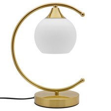 Arch Brass Table Lamp Opaque