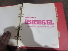 SUZUKI GS850G / GL NEW MODEL TECHNICAL. BULLETIN