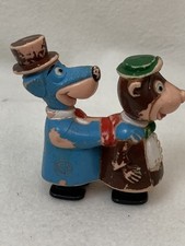 1960s Marx Toys Huckleberry And Yogi Bear Pull Along Toy