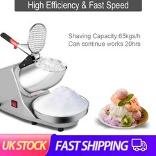 Electric Ice Crusher Dual-Blade Design Stainless Steel 380w