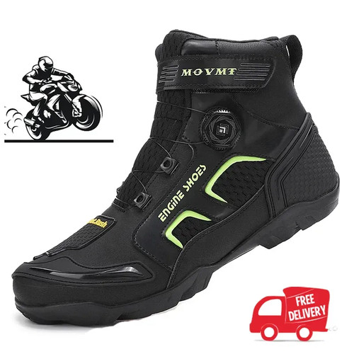 Motorcycle boots men - motorcycle, leather