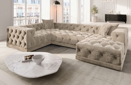 Upholstered living area - , fabric
