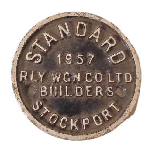 Railwayana stockport 1957 - stockport, c/i