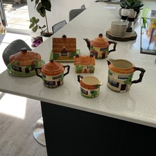Beswick “ Cottage Ware “ Teapot And Creamer Jug