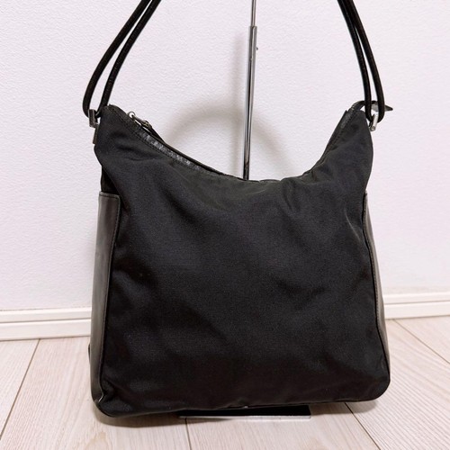 Gucci nylon handbag black - nylon,