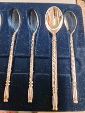 6 Vintage Danish Teaspoons