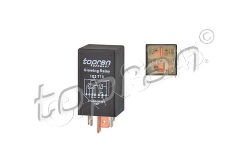 Glow plug pre relay - relay, for