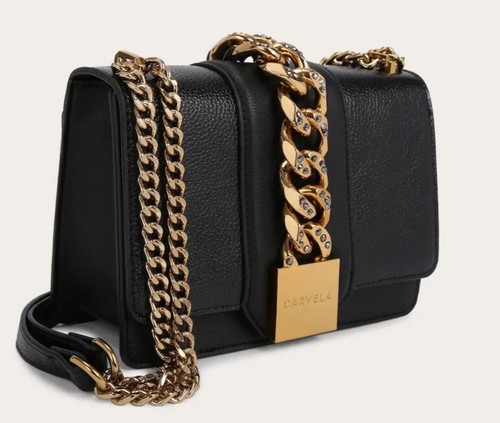 Carvela handbag mikhaela black - mikhaela,