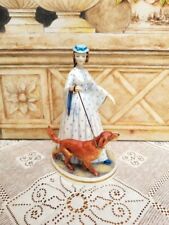 Royal Worcester Figurine "Felicity" Victorian Series Ltd Edt, Lady with Dog