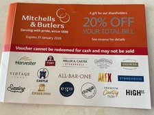 12 x Mitchell’s & Butlers