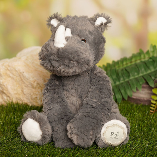 Rick the plush sitting rhino - the,