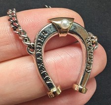 Alexander McQueen horse shoe chain bracelet