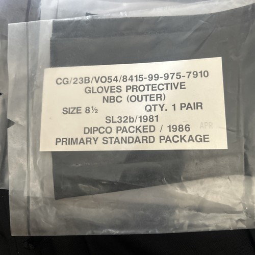 Gloves protective nbc - gloves,