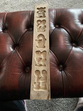 Vintage Dutch / German? Wooden Biscuit Mould 