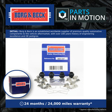 Brake Pad Fitting Kit Rear BBK1687 Borg & Beck Genuine Top Quality Guaranteed