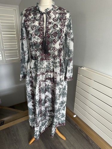 Zara blue white - tie, dye