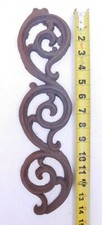 Vintage Pediment Cast Iron