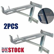 2X Steel Ladder Jacks 500KG Stage Up Work Ladders Stander Stabiliser 20-In Width