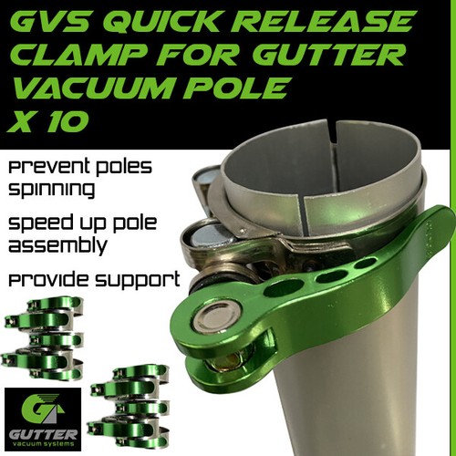 Gutter vacuum pole - gutter, quick