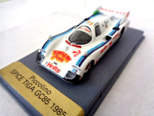 Piccolino 1985 Spice Tiga GC85 White Metal Car Kit 1/87 Factory Built 1/76 Rare