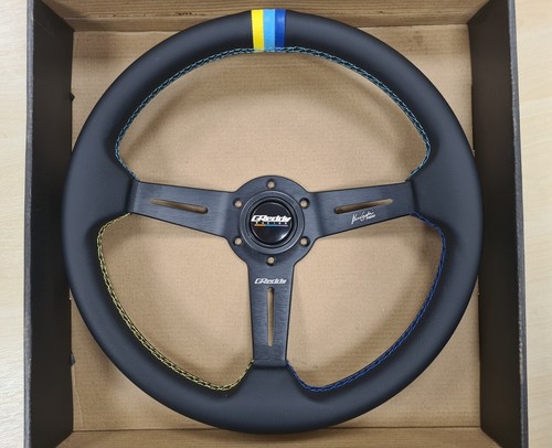 Greddy style steering wheel - greddy,