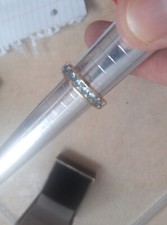 9 carat gold topaz eternity