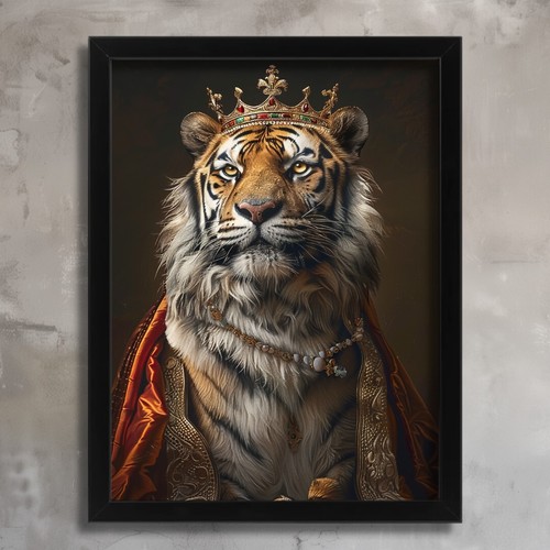 Regal tiger king - king, art