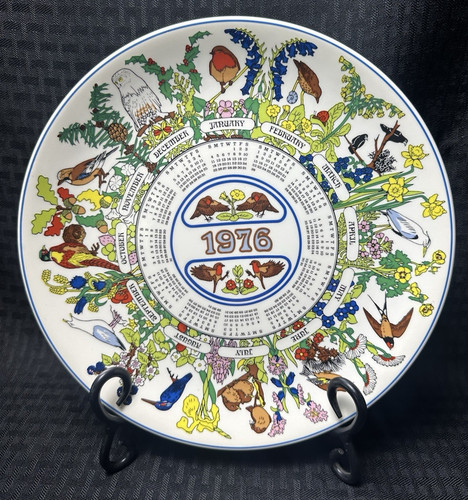Wedgwood calendar plate 1976 - wedgwood,
