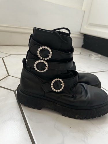 Black boots size kids - black, from