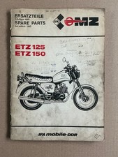 Genuine spare parts book - mz,
