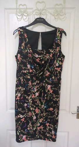 Untold new black floral bird - black,