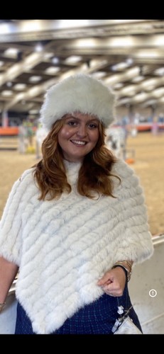 Women real rabbit - fur, pullover