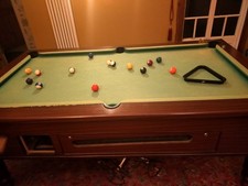 Ascot 7ft Slate Bed Pool Table – Classic Design, Excellent Condition
