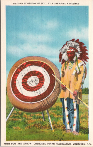 Postcard cherokee marksman - postcard-cherokee,