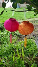 CHINESE Silk lanterns for